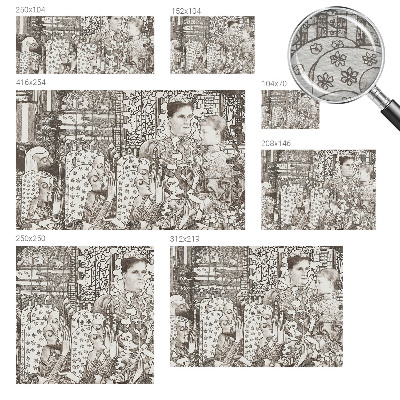 Tapeta Kvetinové portréty