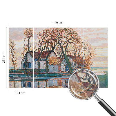 Vliesová tapeta na stenu Idylická krajina