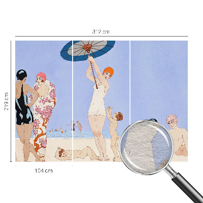 Fototapeta do spálne Retro pláž