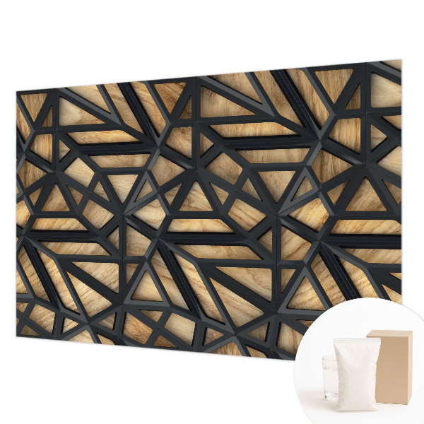 Vliesová fototapeta do spálne Geometrické prepojenie