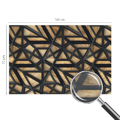 Vliesová fototapeta do spálne Geometrické prepojenie