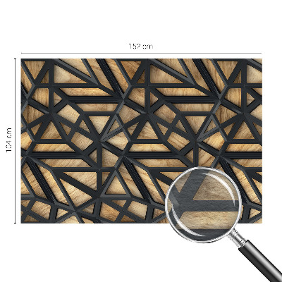 Vliesová fototapeta do spálne Geometrické prepojenie