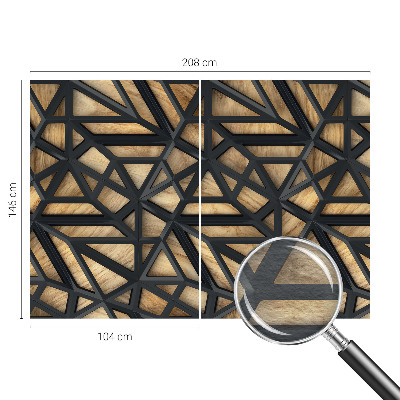 Vliesová fototapeta do spálne Geometrické prepojenie