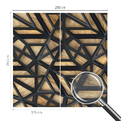 Vliesová fototapeta do spálne Geometrické prepojenie