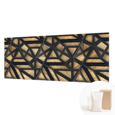 Vliesová fototapeta do spálne Geometrické prepojenie