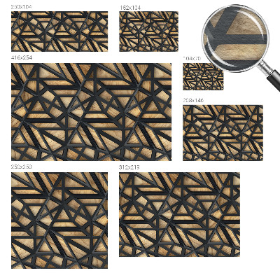 Vliesová fototapeta do spálne Geometrické prepojenie