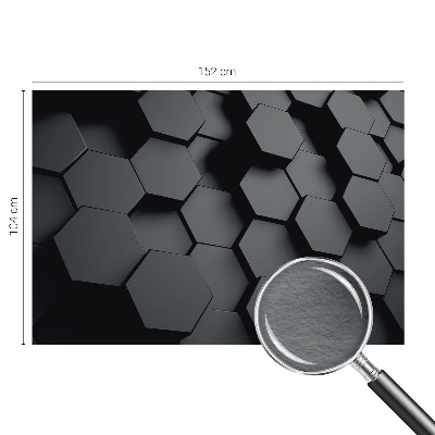 Vliesová fototapeta pre deti 3D šesťuholníky