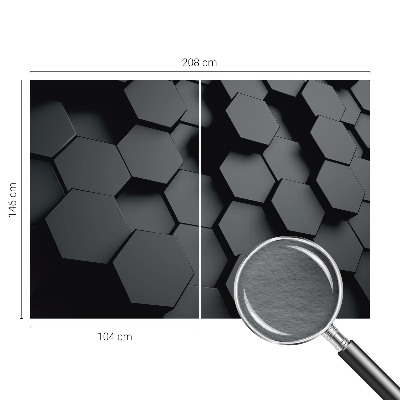 Vliesová fototapeta pre deti 3D šesťuholníky