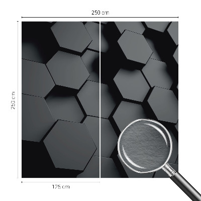 Vliesová fototapeta pre deti 3D šesťuholníky