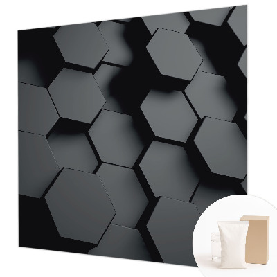 Vliesová fototapeta pre deti 3D šesťuholníky