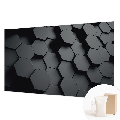 Vliesová fototapeta pre deti 3D šesťuholníky