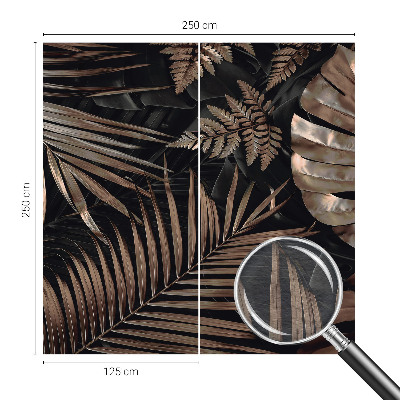 Fotografická tapeta na vliese Exotické listy