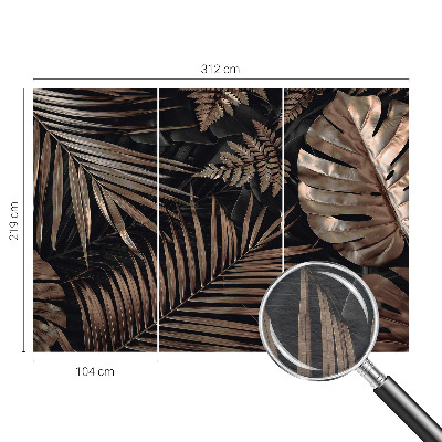 Fotografická tapeta na vliese Exotické listy