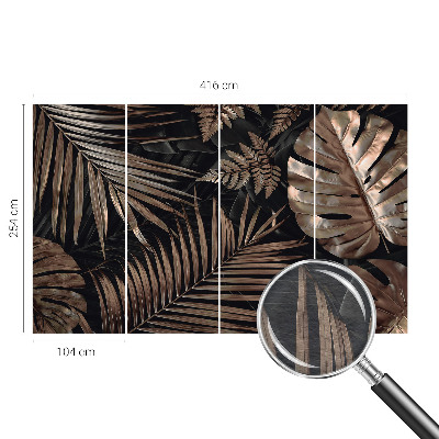 Fotografická tapeta na vliese Exotické listy