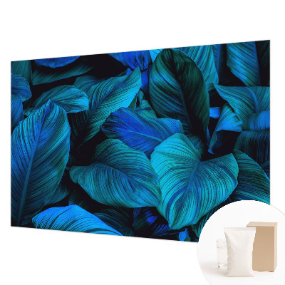 Fototapeta na mieru do obývačky Modré listy