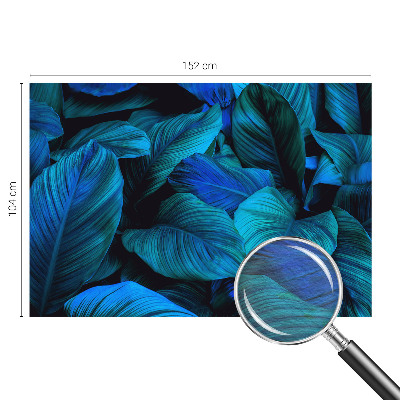 Fototapeta na mieru do obývačky Modré listy