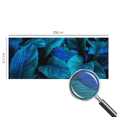 Fototapeta na mieru do obývačky Modré listy