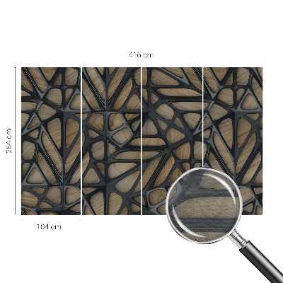 Fototapeta na mieru Drevená sieť