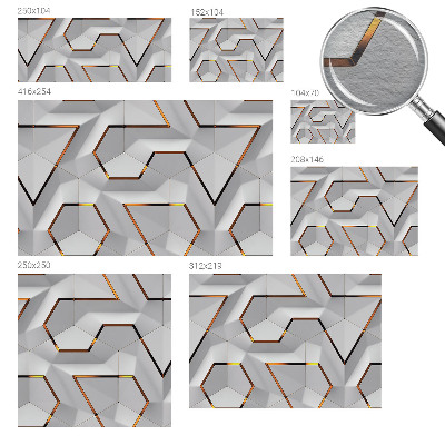 Vliesová fototapeta do obývačky Trojrozmerné vzory