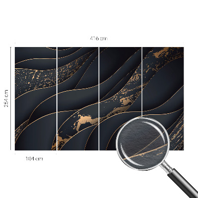 Vliesová fototapeta do spálne Elegantné vlny