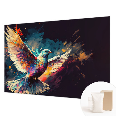 Dekoratívna fototapeta na stenu Farebný vták