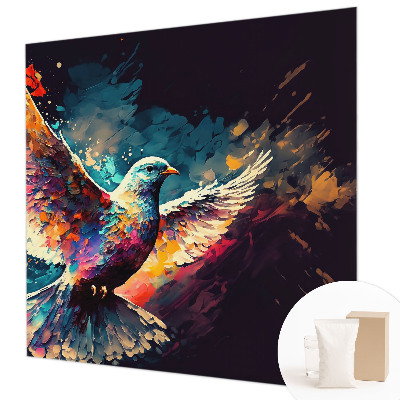 Dekoratívna fototapeta na stenu Farebný vták