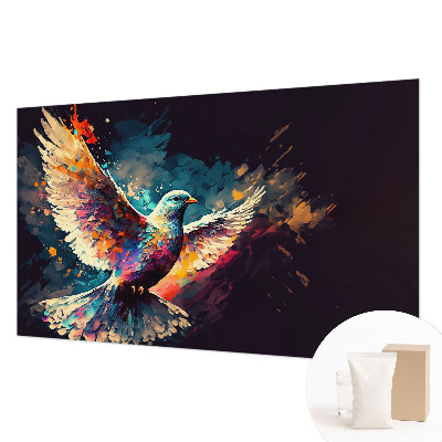 Dekoratívna fototapeta na stenu Farebný vták