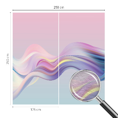 Fototapeta na mieru do obývačky Farebné vlny