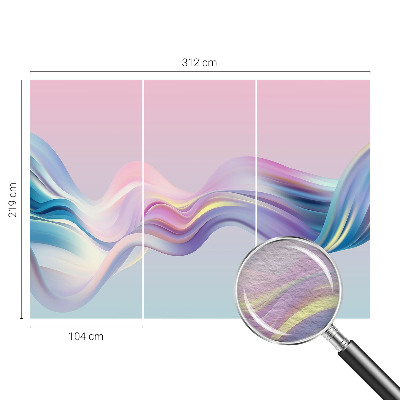 Fototapeta na mieru do obývačky Farebné vlny