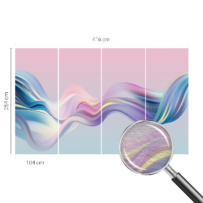 Fototapeta na mieru do obývačky Farebné vlny