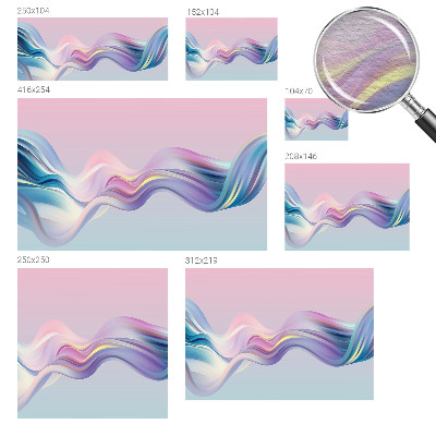 Fototapeta na mieru do obývačky Farebné vlny