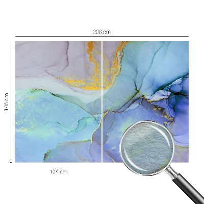 Fototapeta do spálne Akvarelové tvary