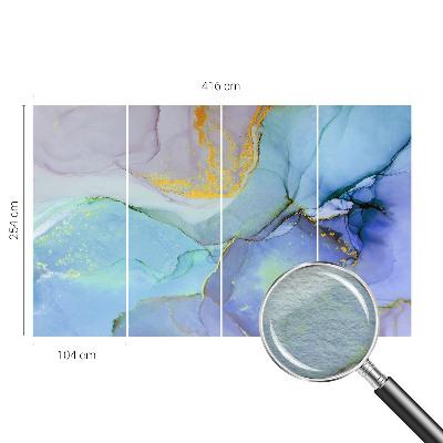 Fototapeta do spálne Akvarelové tvary