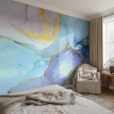 Fototapeta do spálne Akvarelové tvary