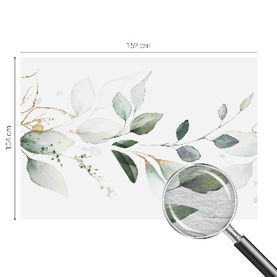 Fototapeta s potlačou na vliese Zelené listy