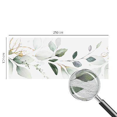 Fototapeta s potlačou na vliese Zelené listy