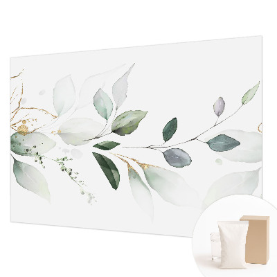 Fototapeta s potlačou na vliese Zelené listy