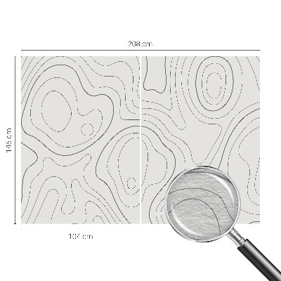 Fotografická tapeta na vliese Kvapalinové linky