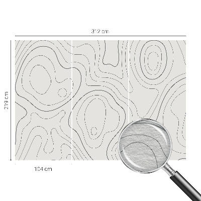 Fotografická tapeta na vliese Kvapalinové linky