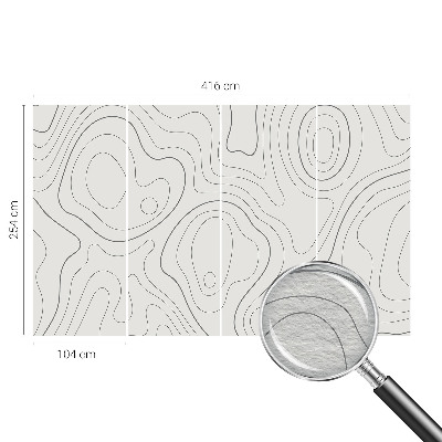 Fotografická tapeta na vliese Kvapalinové linky