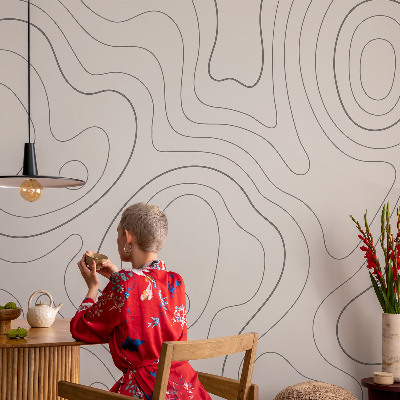 Fotografická tapeta na vliese Kvapalinové linky