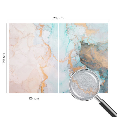 Dekoratívna fototapeta na stenu Akvarelové vlny