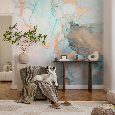 Dekoratívna fototapeta na stenu Akvarelové vlny