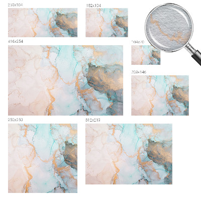 Dekoratívna fototapeta na stenu Akvarelové vlny