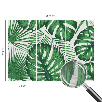 Moderná fototapeta Tropické listy