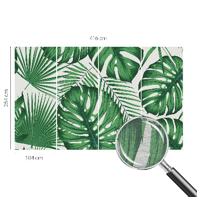 Moderná fototapeta Tropické listy