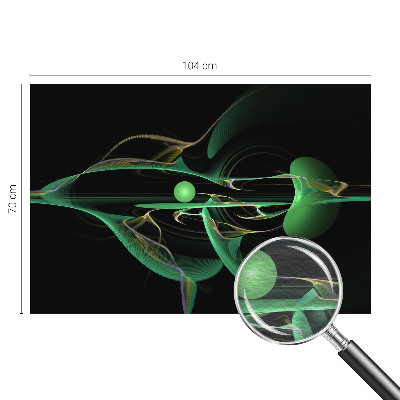 Fototapeta na mieru do obývačky Zelené vlny