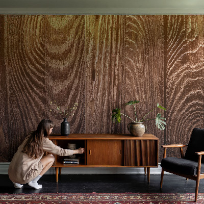 Vliesová fototapeta do obývačky Drevené krúžky