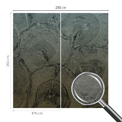 Vliesová fototapeta pre deti Drevené krúžky