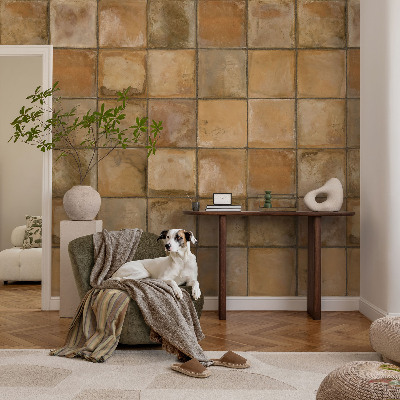 Fotografická tapeta vliesová Rustikálna mozaika